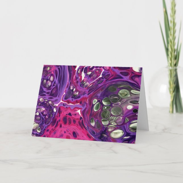 Abstrakte Farbstudie 371, Karte (Vorderseite)