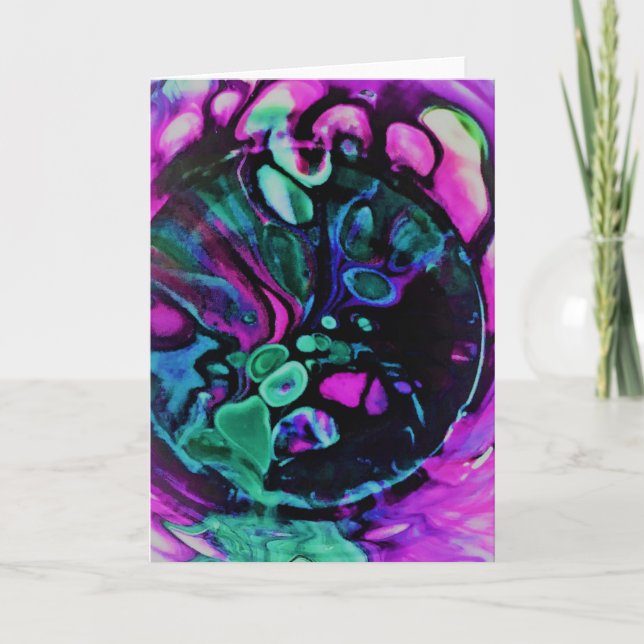 Abstrakte Farbstudie 379, Karte (Vorderseite)