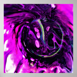 Abstrakte Farbstudie 384, Poster