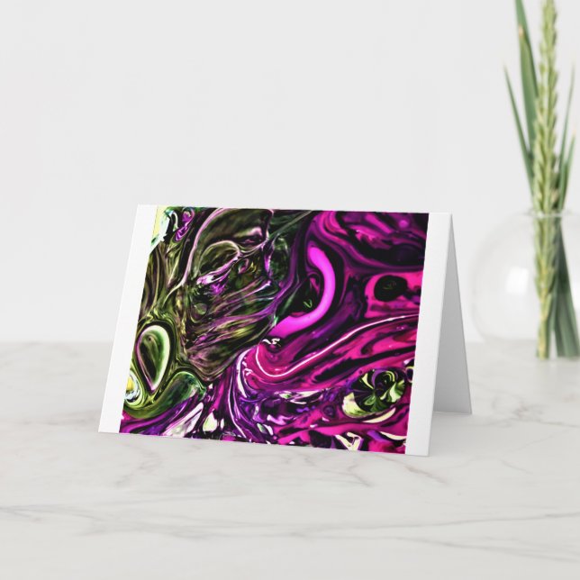 Abstrakte Farbstudie 399, Karte (Vorderseite)