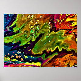 Abstrakte Farbstudie 3, Poster