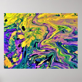 Abstrakte Farbstudie 41, Poster