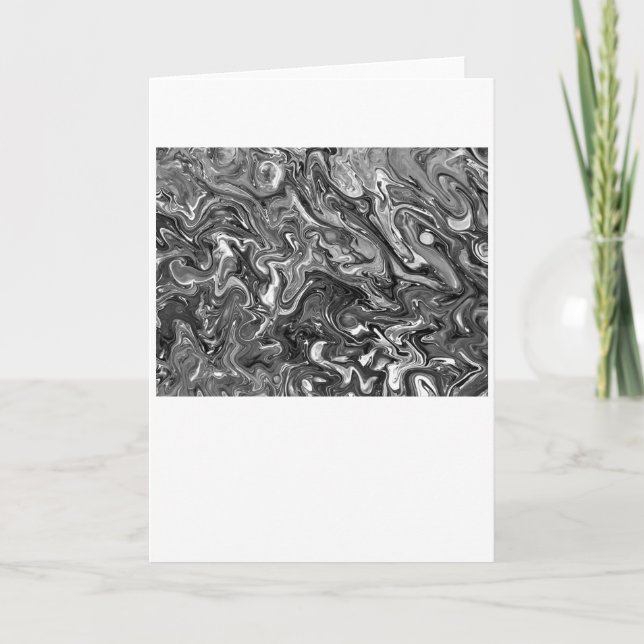 Abstrakte Farbstudie 427 / Noir, Karte (Vorderseite)