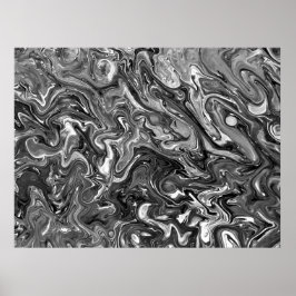 Abstrakte Farbstudie 427/Noir, Poster