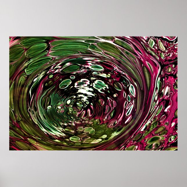 Abstrakte Farbstudie 433, Poster (Vorne)