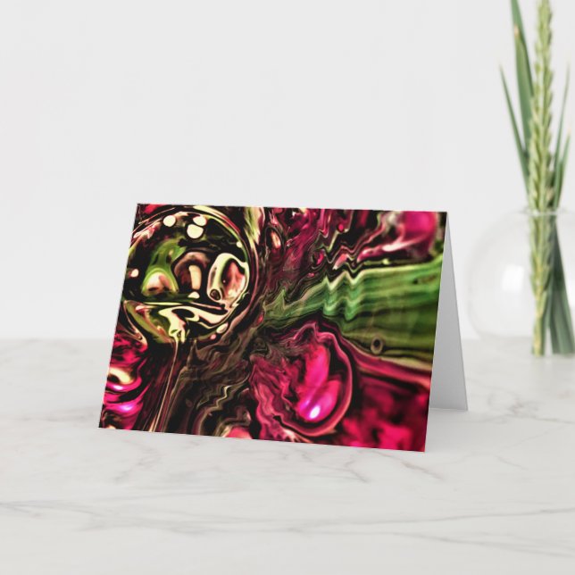 Abstrakte Farbstudie 434, Karte (Vorderseite)