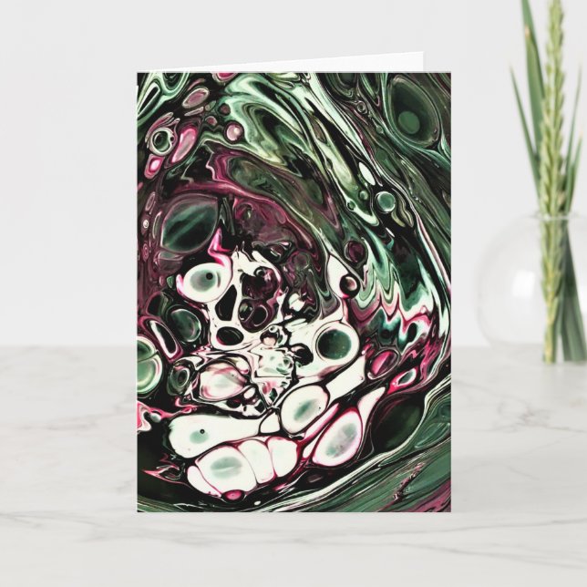 Abstrakte Farbstudie 436, Karte (Vorderseite)