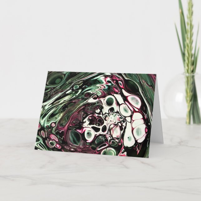 Abstrakte Farbstudie 436, Karte (Vorderseite)