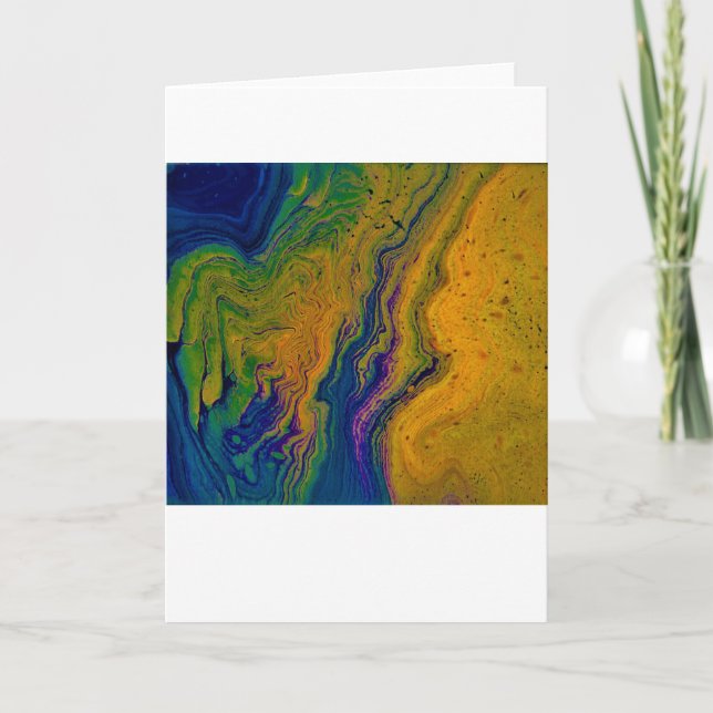 Abstrakte Farbstudie 43, Karte (Vorderseite)