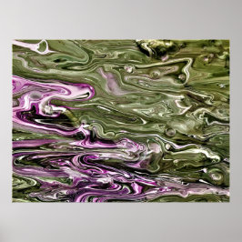 Abstrakte Farbstudie 448, Poster