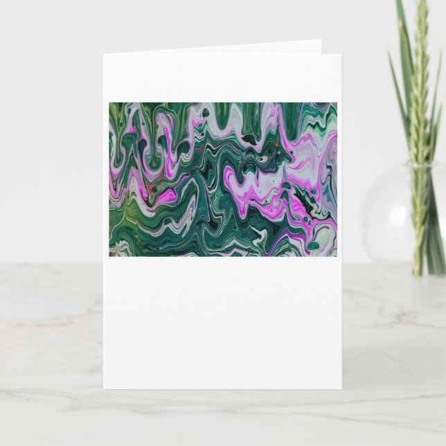 Abstrakte Farbstudie 458, Karte (Vorderseite)