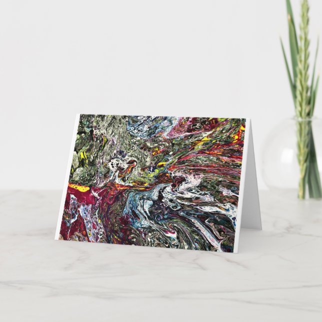 Abstrakte Farbstudie 45, Karte (Vorderseite)