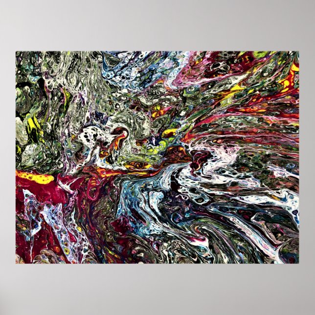 Abstrakte Farbstudie 45, Poster (Vorne)