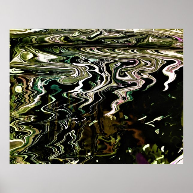 Abstrakte Farbstudie 464, Poster (Vorne)