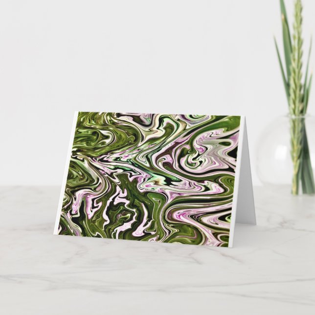 Abstrakte Farbstudie 480, Karte (Vorderseite)