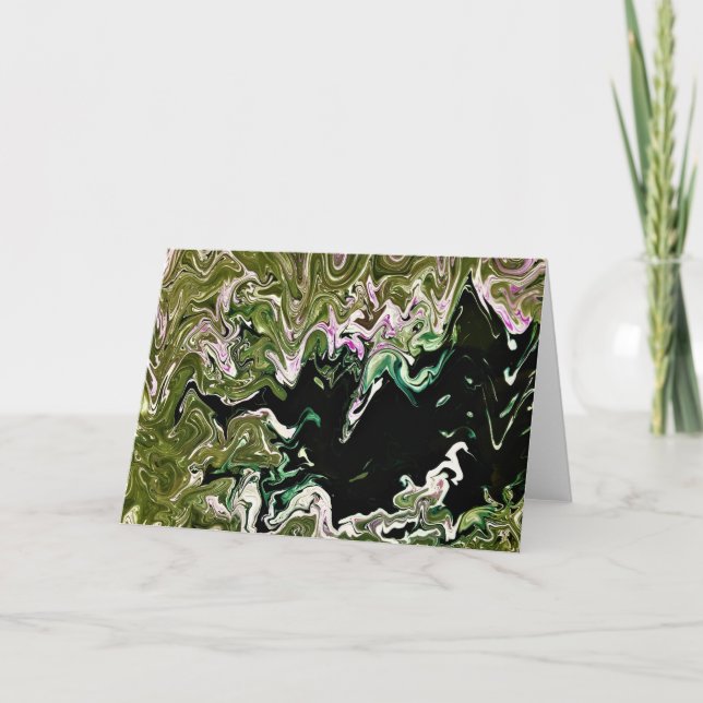 Abstrakte Farbstudie 482, Karte (Vorderseite)