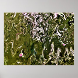 Abstrakte Farbstudie 483, Poster