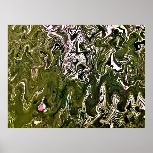 Abstrakte Farbstudie 483, Poster (Vorne)