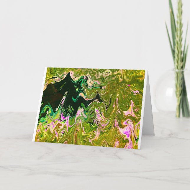 Abstrakte Farbstudie 493, Karte (Vorderseite)