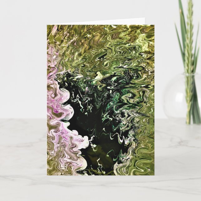 Abstrakte Farbstudie 494, Karte (Vorderseite)