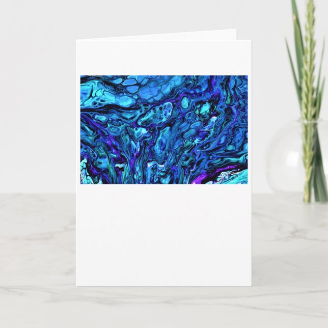 Abstrakte Farbstudie 505, Karte (Vorderseite)