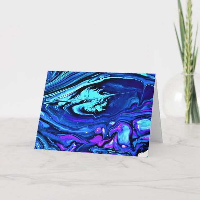 Abstrakte Farbstudie 55, Karte (Vorderseite)