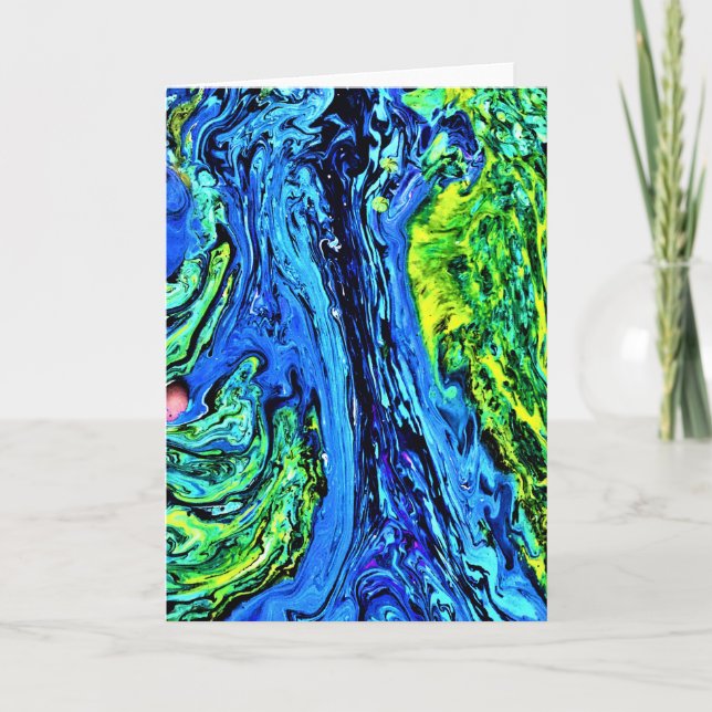 Abstrakte Farbstudie 56, Karte (Vorderseite)