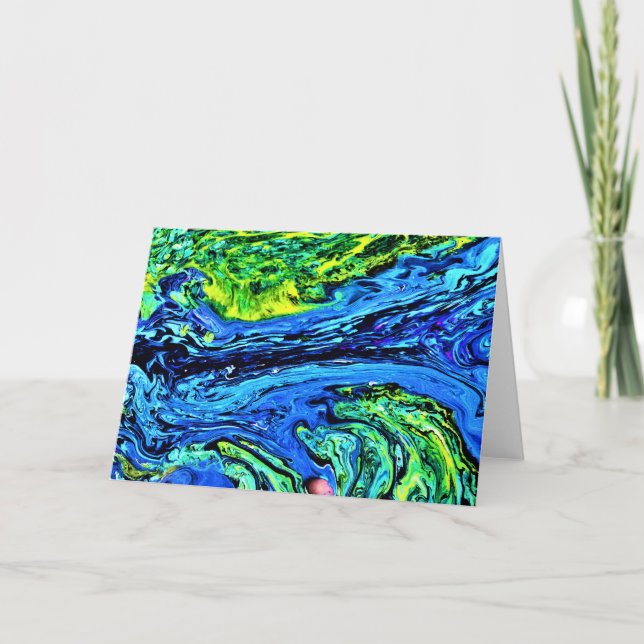 Abstrakte Farbstudie 56, Karte (Vorderseite)