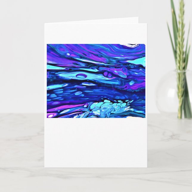 Abstrakte Farbstudie 57, Karte (Vorderseite)