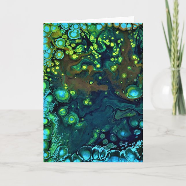 Abstrakte Farbstudie 6, Karte (Vorderseite)