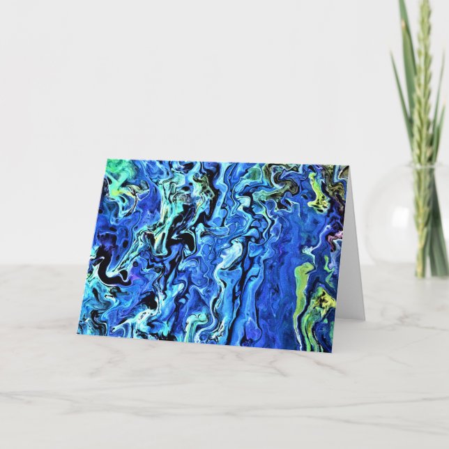 Abstrakte Farbstudie 72, Karte (Vorderseite)