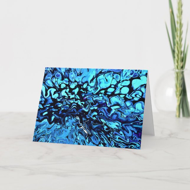 Abstrakte Farbstudie 74, Karte (Vorderseite)