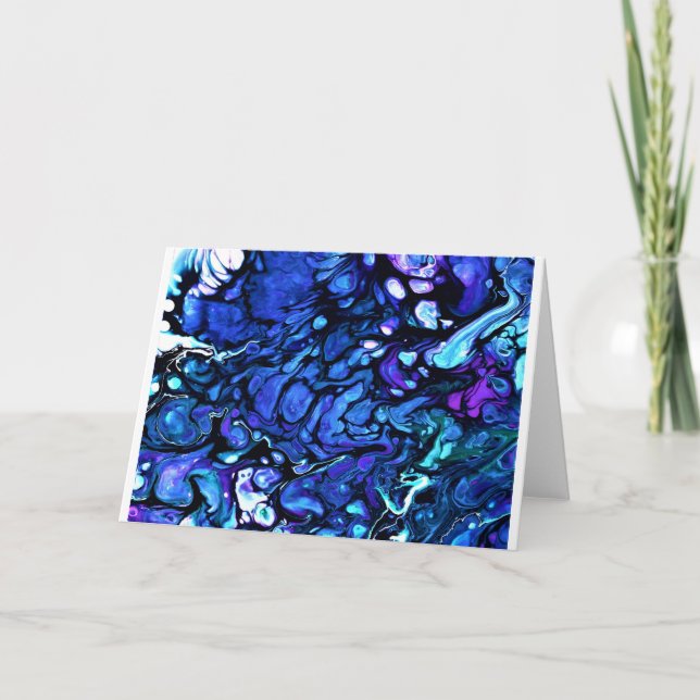 Abstrakte Farbstudie 77, Karte (Vorderseite)