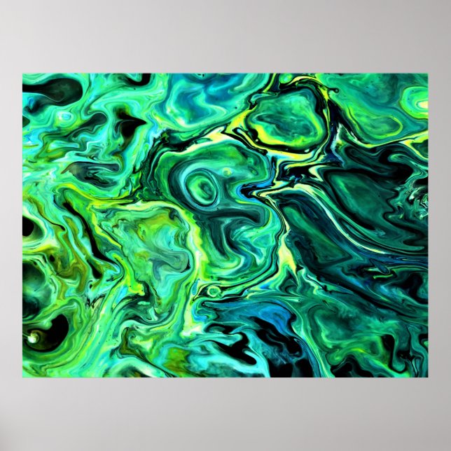 Abstrakte Farbstudie 78, Poster (Vorne)