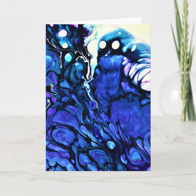 Abstrakte Farbstudie 79, Karte (Vorderseite)