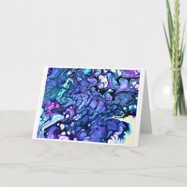 Abstrakte Farbstudie 81, Karte (Vorderseite)