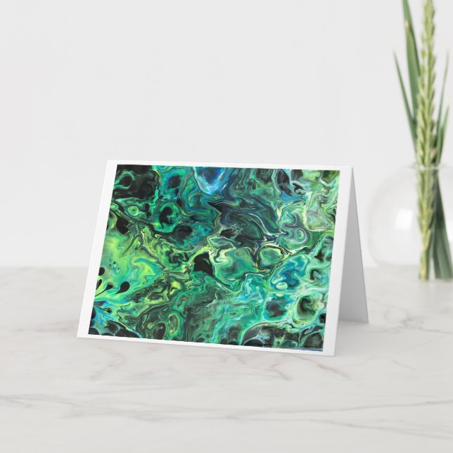 Abstrakte Farbstudie 82, Karte (Vorderseite)