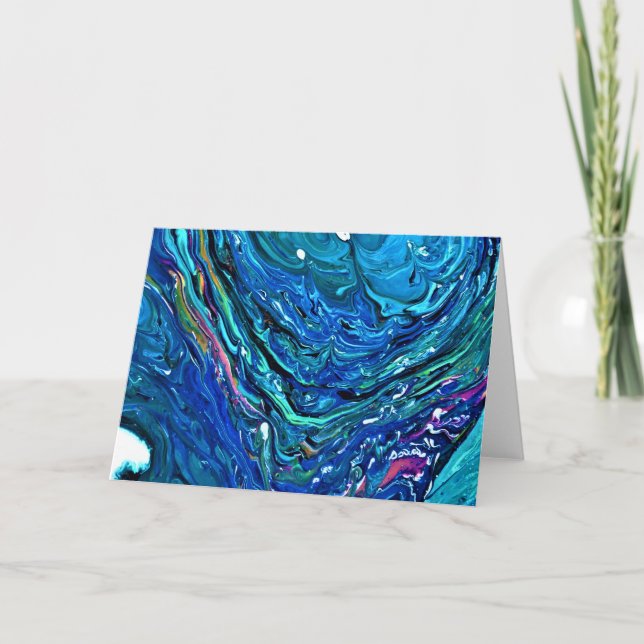 Abstrakte Farbstudie 84, Karte (Vorderseite)