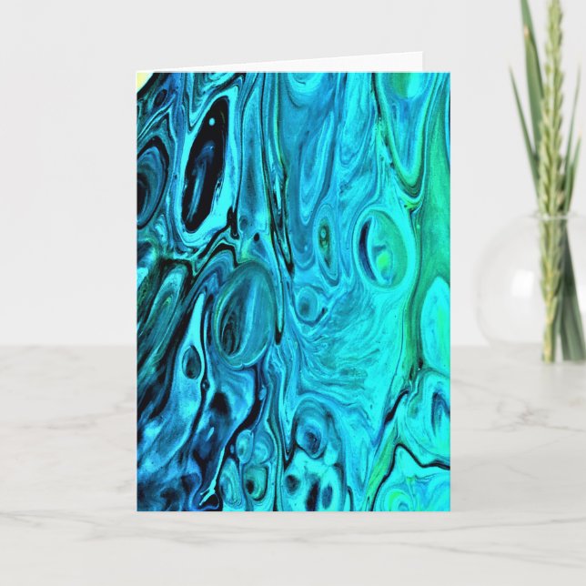 Abstrakte Farbstudie 85, Karte (Vorderseite)