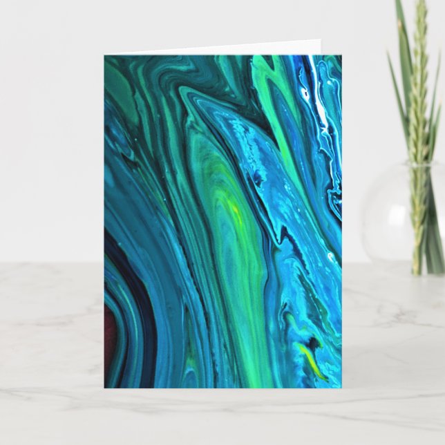 Abstrakte Farbstudie 86, Karte (Vorderseite)