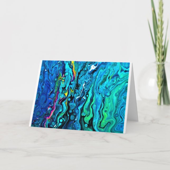 Abstrakte Farbstudie 88, Karte (Vorderseite)