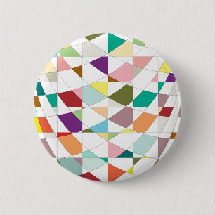 Abstrakte Farbtapisserie Button