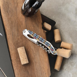 Abstrakte Farbtextur Kellnermesser