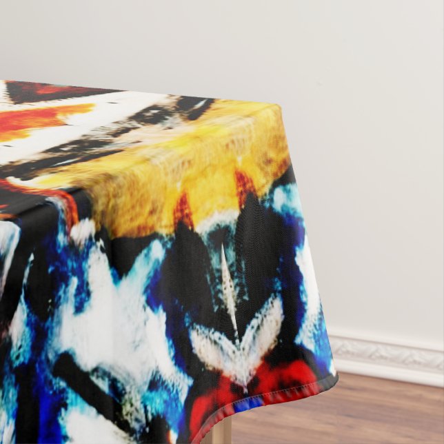 Abstrakte Farbtextur Tischdecke (Beispiel)