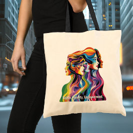 Abstrakte Farbtöne | Womens Day Tote Bag Tragetasche