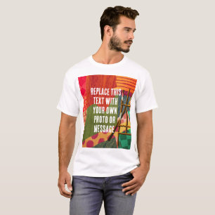Abstrakte Färbungskunst T-Shirt