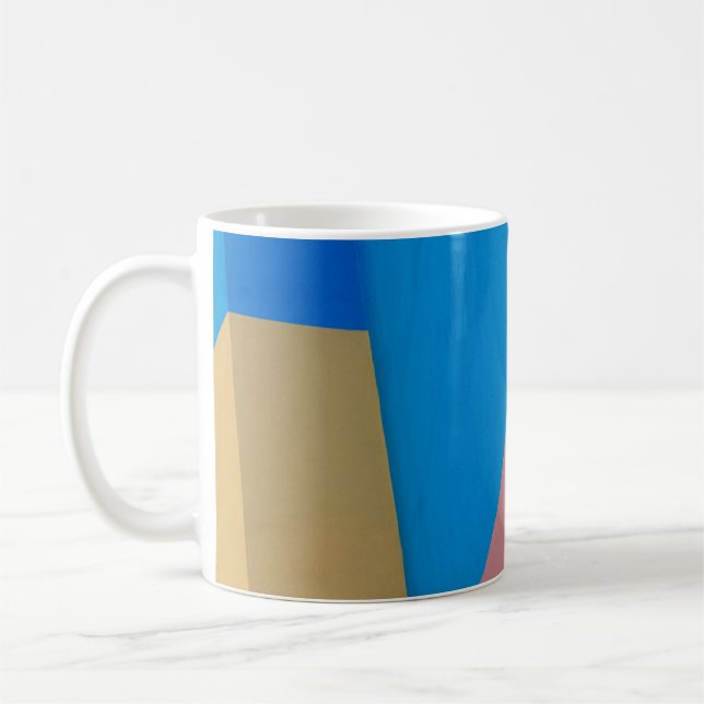 ABSTRAKTE FARBWAND KAFFEETASSE (Links)