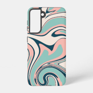 Abstrakte Farbwellen Samsung Galaxy Hülle