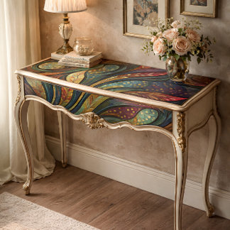 Abstrakte Federn aus Hartglas Seidenpapier