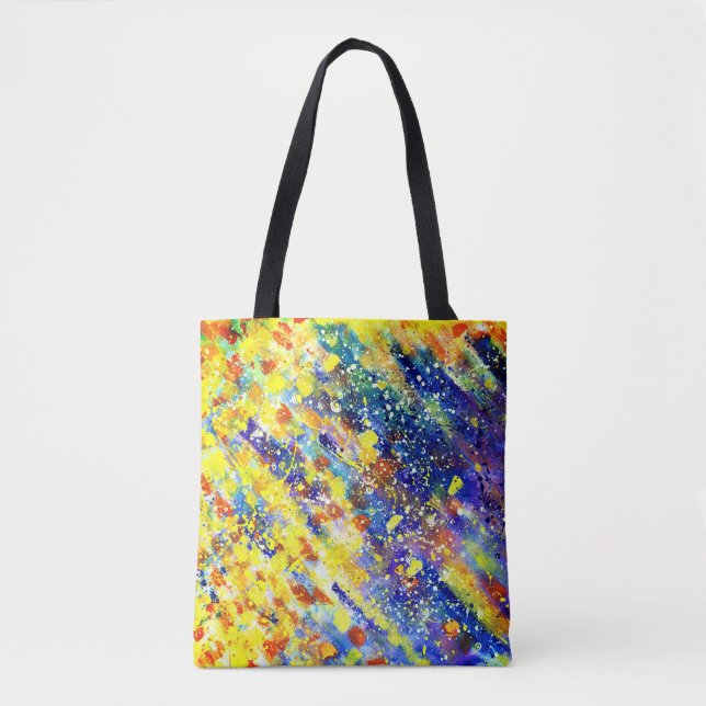 Abstrakte, feine Farben Tasche (Vorderseite)